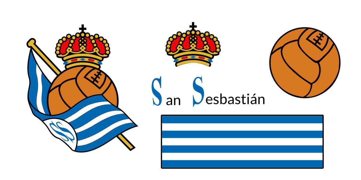 Pin's émaillé Real Sociedad C.F. – Insigne De Foot San Sebastián – Fabrication Espagnole